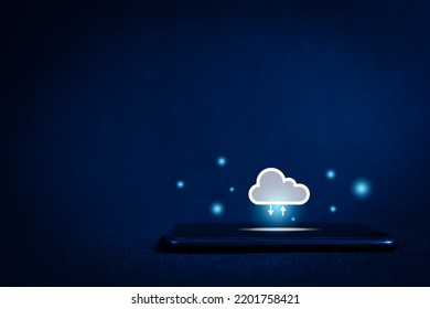 Data Transfer from Smartphone to Online Cloud Data, Storage Security, Internet of Things, Remote Data Link - Powered by Shutterstock - Get 15% off with code: PIKWIZARD15