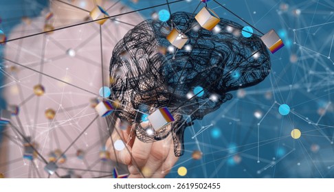 Data Visualization: Colorful Cubes  Network Connections