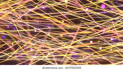 Data Visualization: Colorful Cubes Network Connections