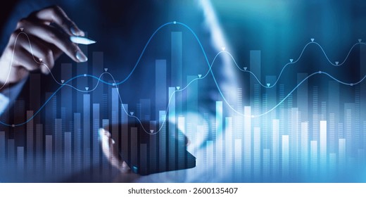 Data Visualization in Financial Analytics with Trend Analysis.