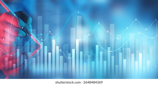 Data Visualization in Financial Analytics with Trend Analysis.