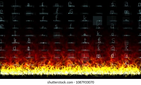 database in fire