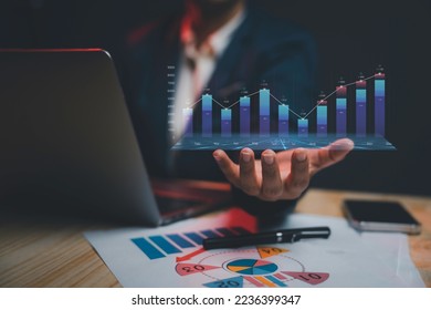 Database graph, business chart, connected computer network, digital technology, control panel, system planning, efficient operation, network connection, management technology and server connection. - Powered by Shutterstock - Get 15% off with code: PIKWIZARD15