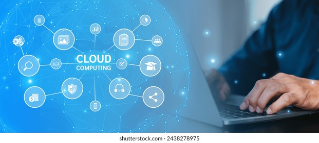 Database storage cloud technology file data transfer sharing, cyber, big data information for financial online marketing, internet banking application or computer download upload backup cloud drive. - Powered by Shutterstock - Get 15% off with code: PIKWIZARD15