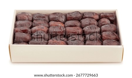 dates fruit path isolated on white