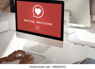 Dating Services Online Dating Application Concept