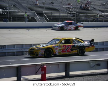 Dave Blaney On The Track And Scott Riggs