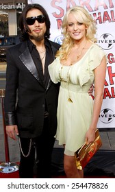 Dave Navarro and Stormy Daniels attend the World Premiere of "Forgetting Sarah Marshall" held at the Grauman's Chinese Theater in Hollywood, California, United States on April 10, 2008. 