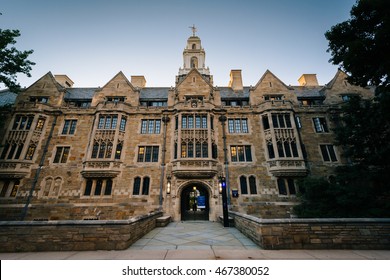 The Davenport College Building At Yale University, In New Haven, Connecticut.