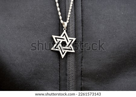  David Amulet neckless  pendant background  Star of David necklace, Magen David