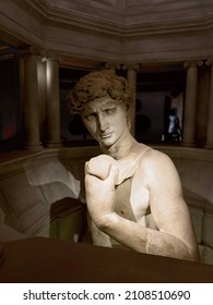 David By Michaelangelo. 
Sculpture Found At Italian Pavilion.