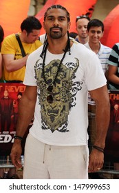 David Haye Arriving For The UK Premiere Of Red 2, At Empire Leicester Square, London. 22/07/2013