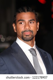 David Haye Arriving At The World Premiere Of Jack Reacher, At Odeon Leicester Square, London. 10/12/2012 Picture By: Alexandra Glen