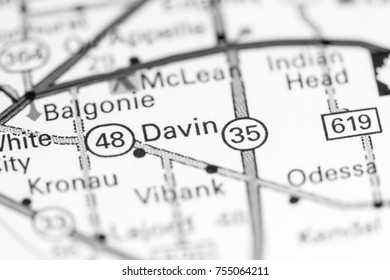 Davin Canada On Map Stock Photo 755064211 | Shutterstock