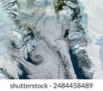 Davis Strait.  Elements of this image furnished by NASA.