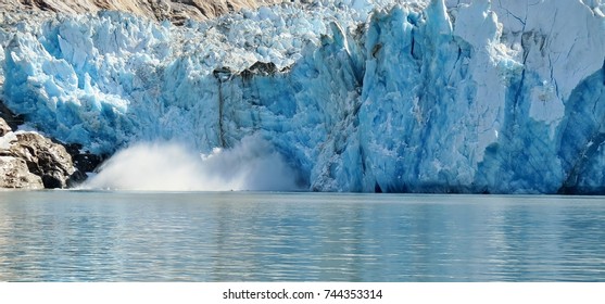 Dawes Glacier In Alaska