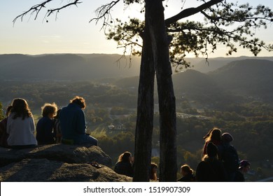 Dawn Captured During Mountain Day, A Local College Celebration Where Students Take The Day Off To Hike The Appalachian Mountain And Admire The Beautiful View. 