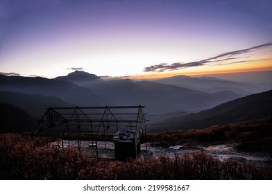 Dawn At Lungthang, Sikkim At India China Border