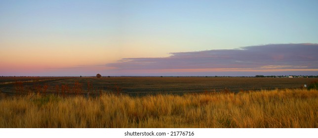 Dawn On An Australian Outback Farm