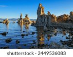 Dawn on the tufa towers of Mono Lake, Eastern Sierra, California, USA.