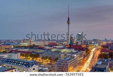 Similar – Berlin Panorama with view of Museum Island