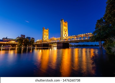 Dawn Over The Landmarks Of West Sacramento