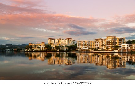 Dawn At Varsity Lakes, Gold Coast, Queensland, Australia.