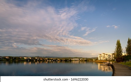 Dawn At Varsity Lakes, Gold Coast, Queensland, Australia.