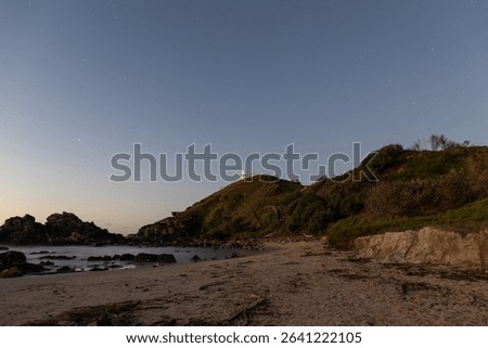 Dawn view of Tacking Point Lighthouse at Port Macquarie, Australia.