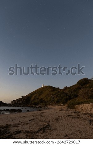 Dawn view of Tacking Point Lighthouse at Port Macquarie, Australia.