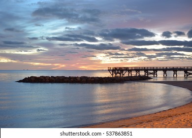 Dawn At Yorktown Beach