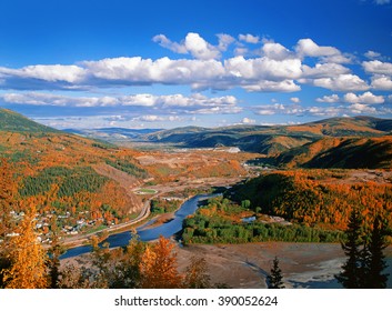 Dawson City, Klondike und Yukon Flüsse und Bonanza Creek in Tintina TFrench