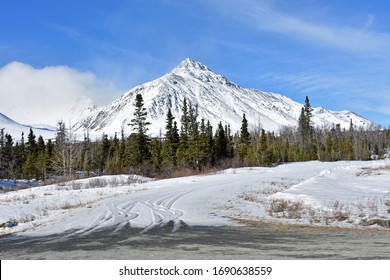 Dawson Creek, British Columbia - Whitehorse, Yukon - Fairbanks, Alaska, The ALCAN Is An Adventure To Only The Best Outdoor Enthusiast.  Canadian Rockies, Wildlife, Lakes, Streams, And Rivers. 