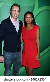 Dax Shepard And Joy Bryant At The NBC Press Tour, Beverly Hilton, Beverly Hills, CA 07-27-13