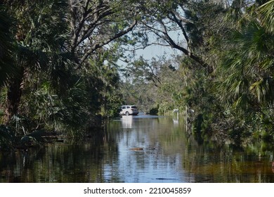 Day After Hurricane Ian Flooding Englewood, Florida