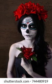 Day Dead Halloween Young Woman Day Stock Photo 744480919 | Shutterstock