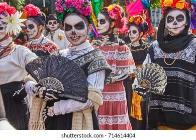 Day Of The Dead Parade In Mexico City October 29, 2016