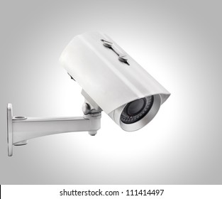 Day & Night Color wireless surveillance camera, isolated (with clipping paths) - Shutterstock ID 111414497