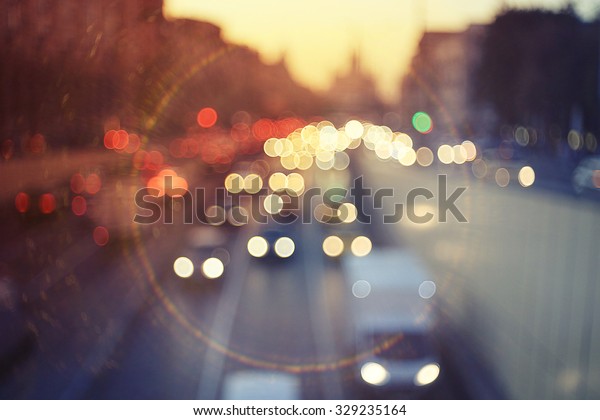 day road city motion\
blur