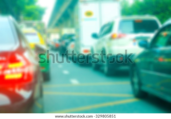 day road city motion blur   traffic with \
light abstract background.
