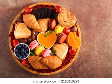 Valentine’s Day Sweet Brunch Board, Charcuterie Board