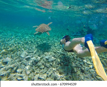 Day Trip Snorkeling From Caye Caulker Belize On Coral Reefs