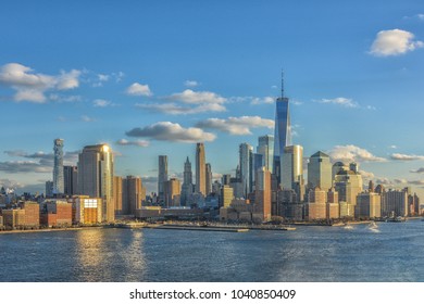 Day View Of Manhattan From Hudson River