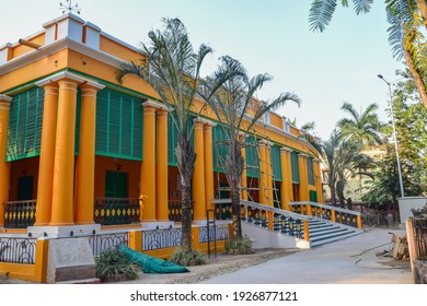 Day View Of Newly Painted Chandernagore Government College. Chandannagar, West Bengal, India - 2nd January, 2021.