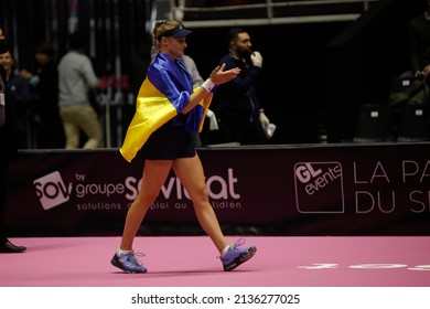 Dayana YASTREMSKA (UKR) During The Open 6eme Sens, Metropole De Lyon 2022, WTA 250 Tennis Tournament On March 3, 2022 At Palais Des Sports De Gerland In Lyon France