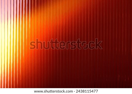 daylight. the background and texture are made of polycarbonate plastic. The transparent surface made of corrugated plastic is used for partitions or roofs