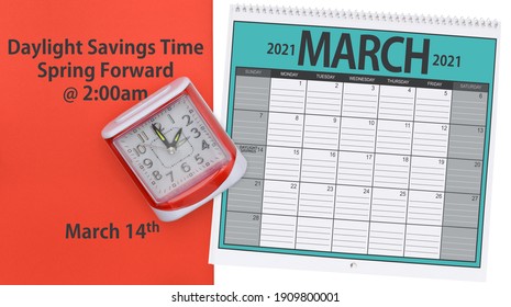 Daylight Savings Spring Forward March 2021