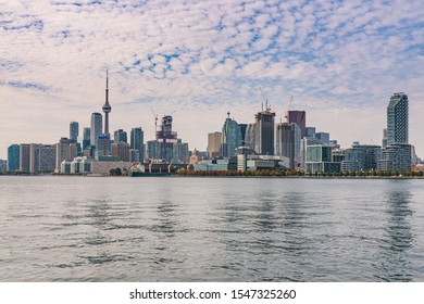 Daytime City Skyline Of Toronto, Ontario, Canada