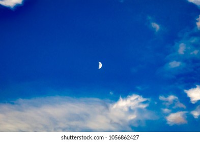 Daytime Half Moon 