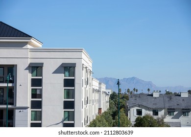 Daytime Skyline View Of Downtown Mesa, Arizona, USA.